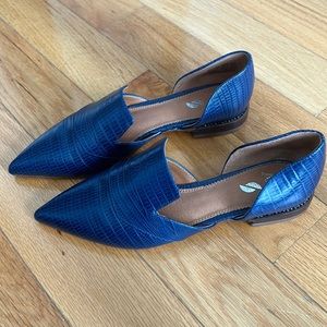 Franco Sarto blue flats